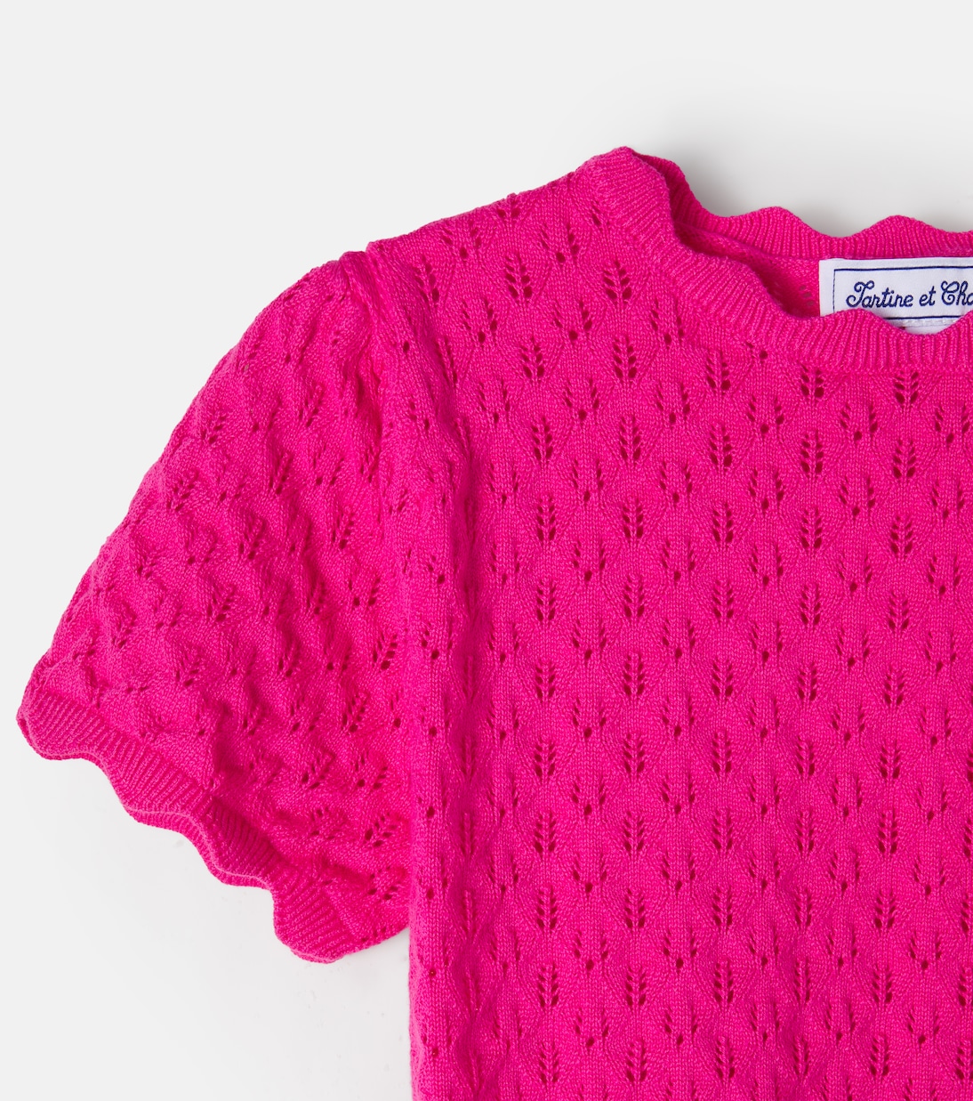 Pullover aus Pointelle-Strick | Tartine et Chocolat