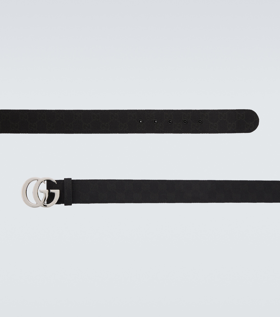 Flat Marmont GG Canvas belt | Gucci