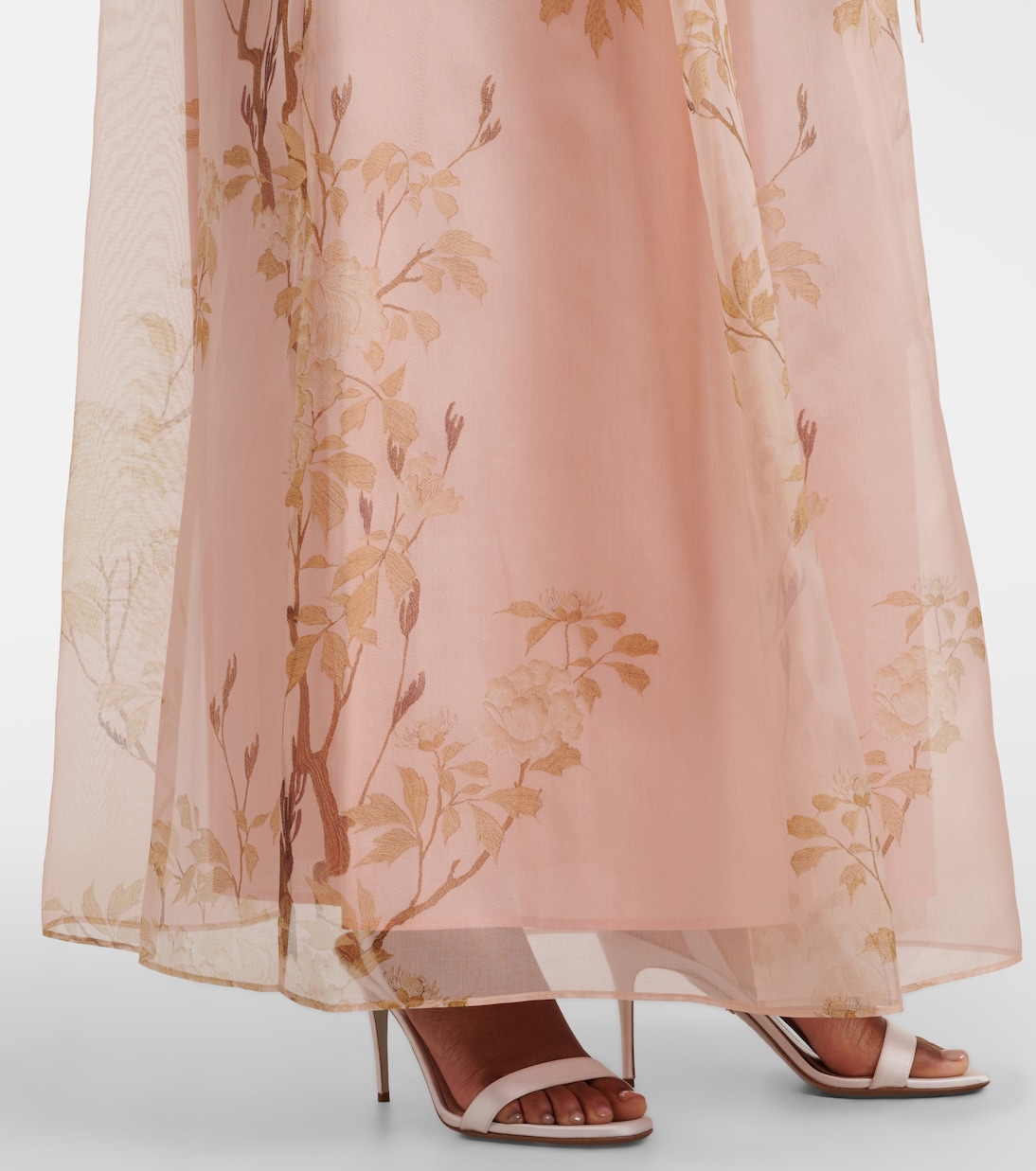 Bustier-Robe Elegante Dominio aus Seidenorganza | Max Mara