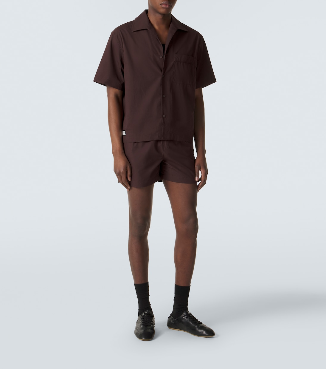 Cotton pajama shirt | Entire Studios