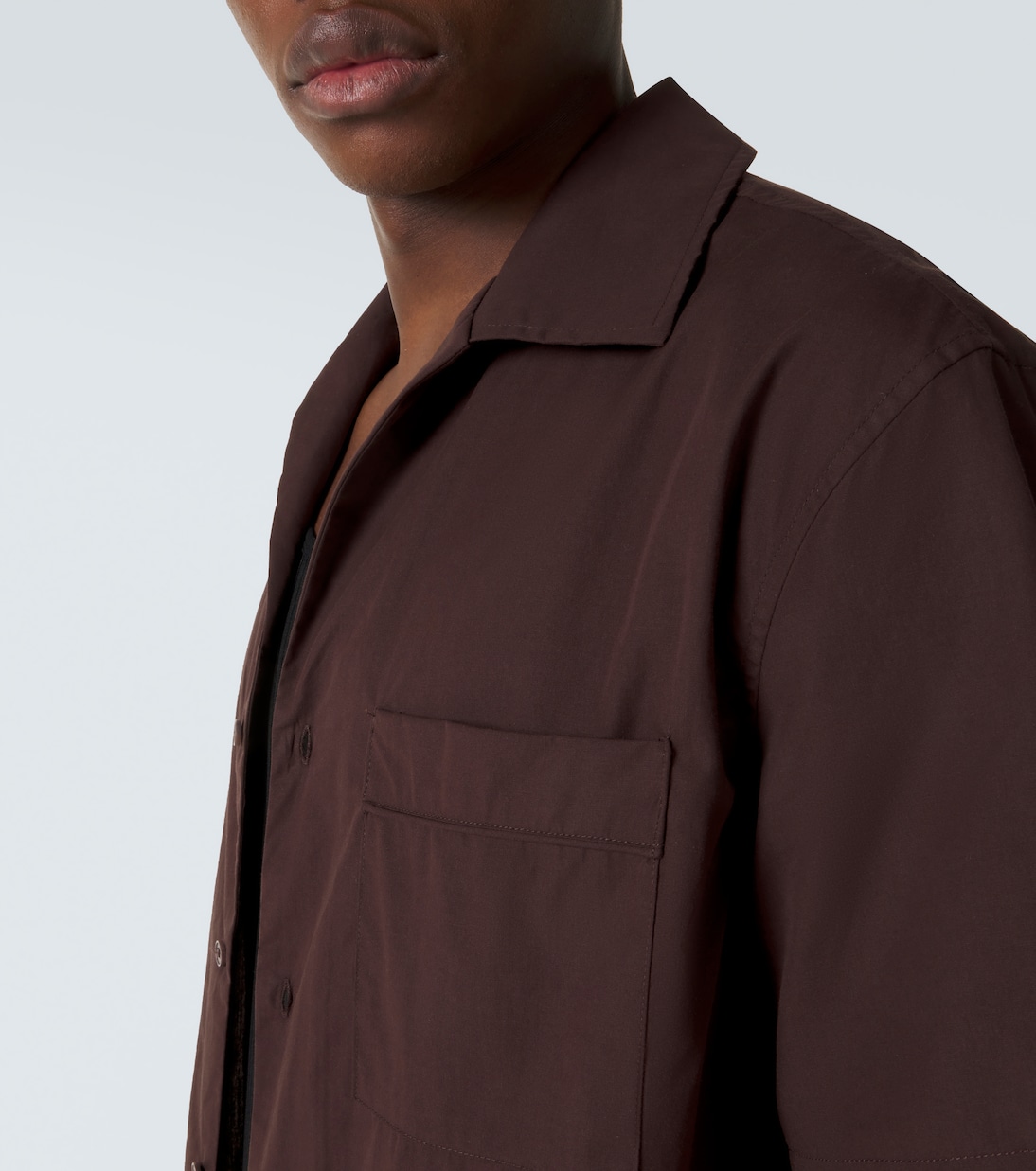 Cotton pajama shirt | Entire Studios