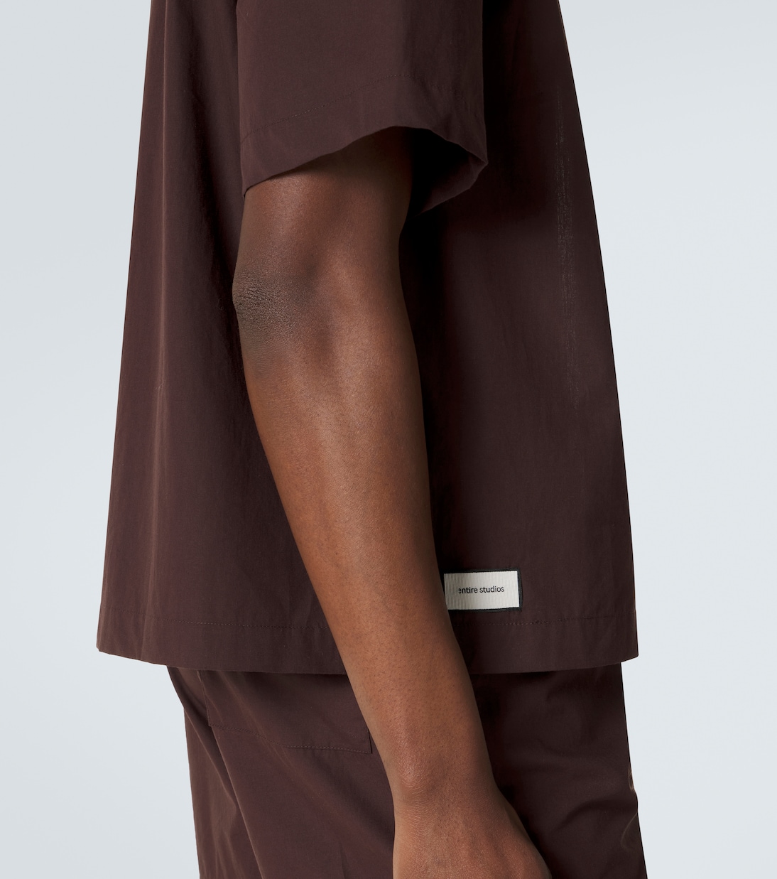 Cotton pajama shirt | Entire Studios