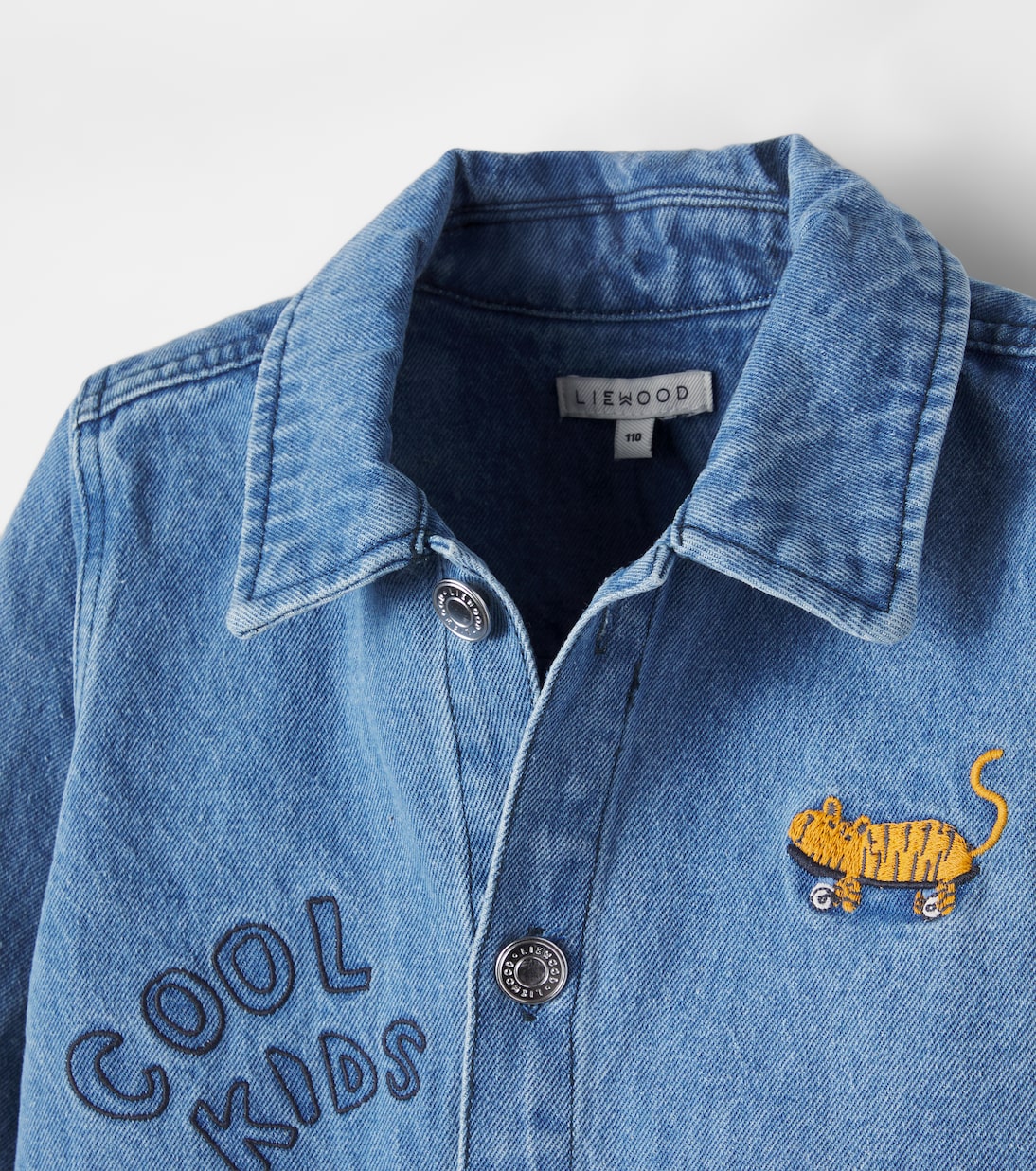 Kinsley embroidered denim jacket | Liewood