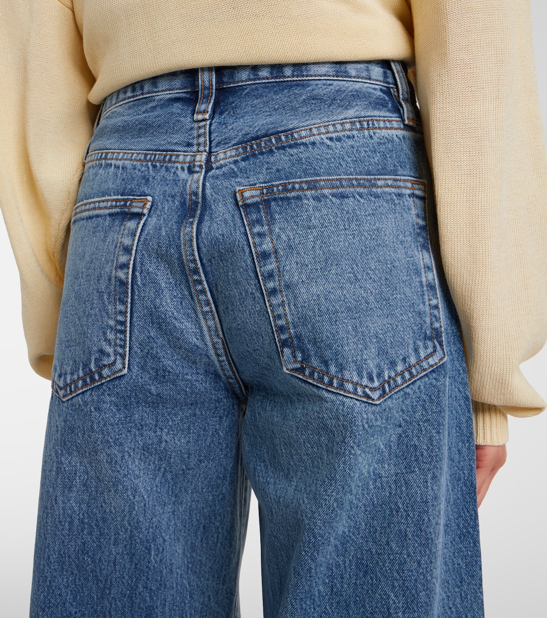 Bow barrel-leg jeans | Frame