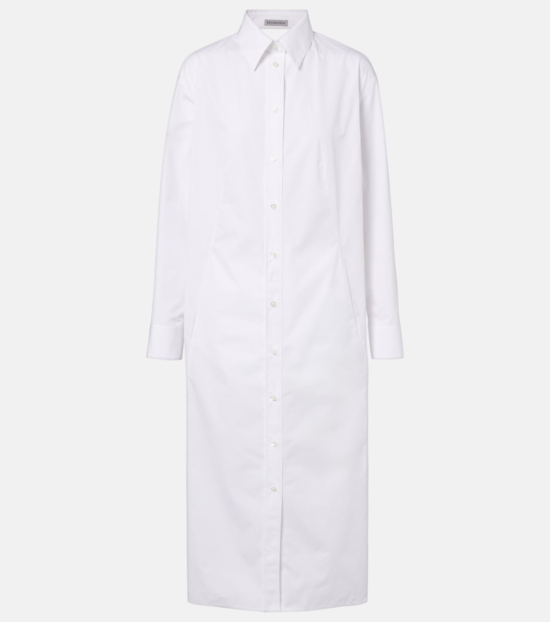 Cotton poplin shirt dress | Balenciaga
