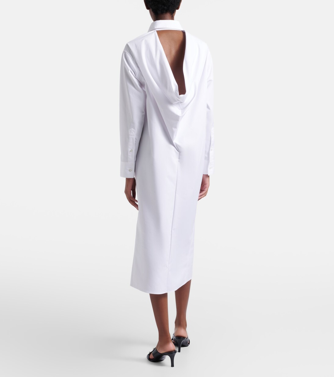 Cotton poplin shirt dress | Balenciaga