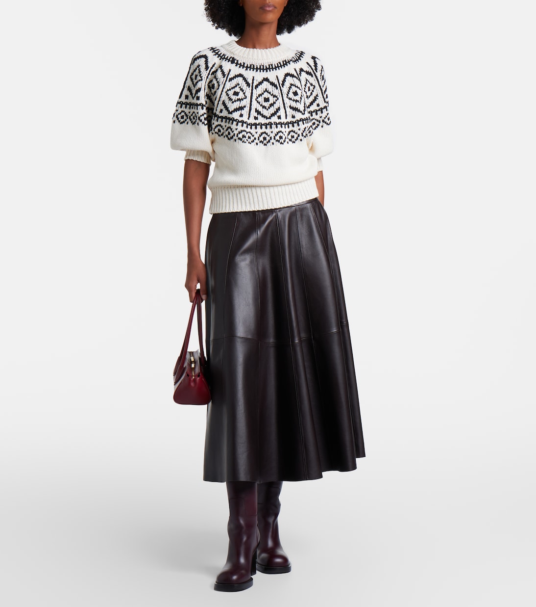 Howard jacquard cotton-blend sweater | Altuzarra