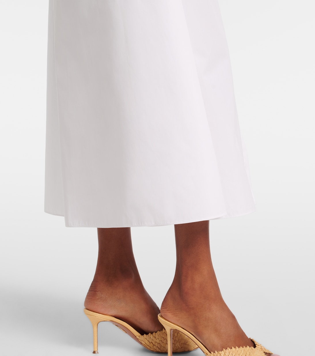 Besticktes Hemdblusenkleid aus Baumwollpopeline | Erdem