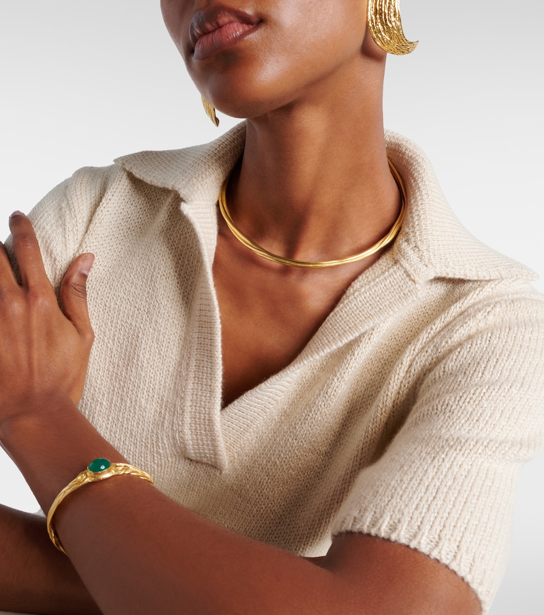 Choker Lydia, 24kt vergoldet | Ysso