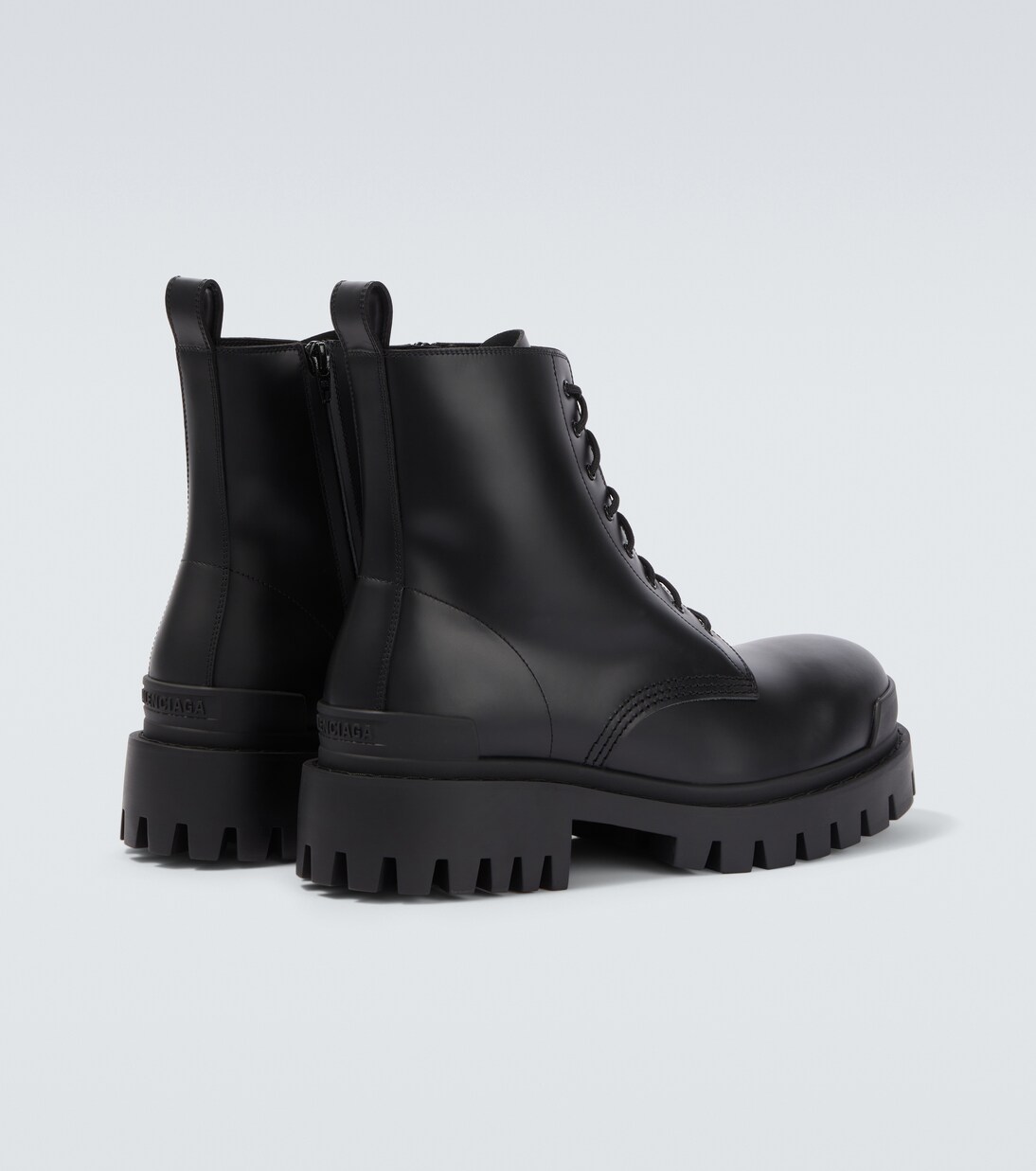 Botas Combat Strike de piel | Balenciaga