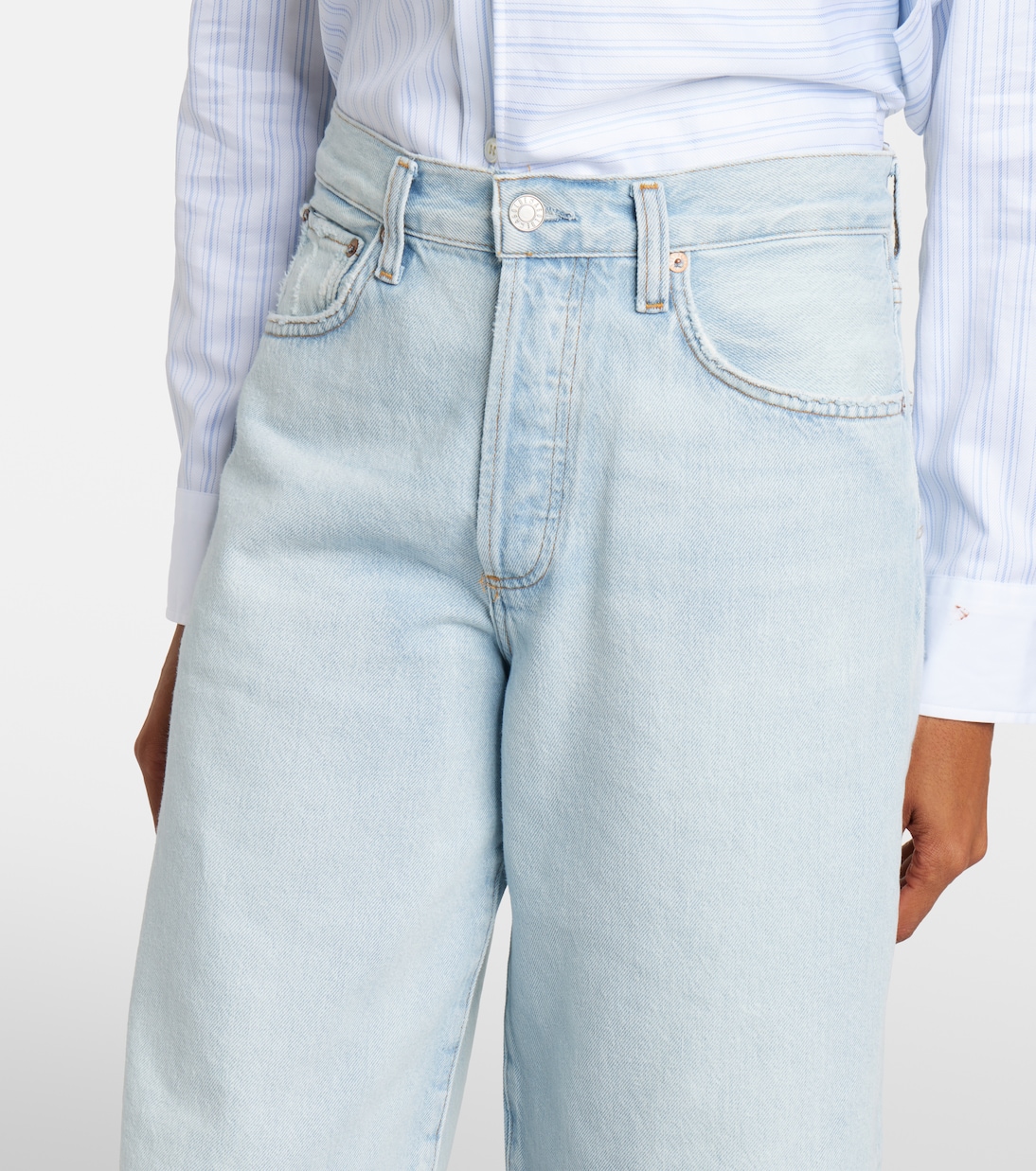 Ramona denim Bermuda shorts | Agolde