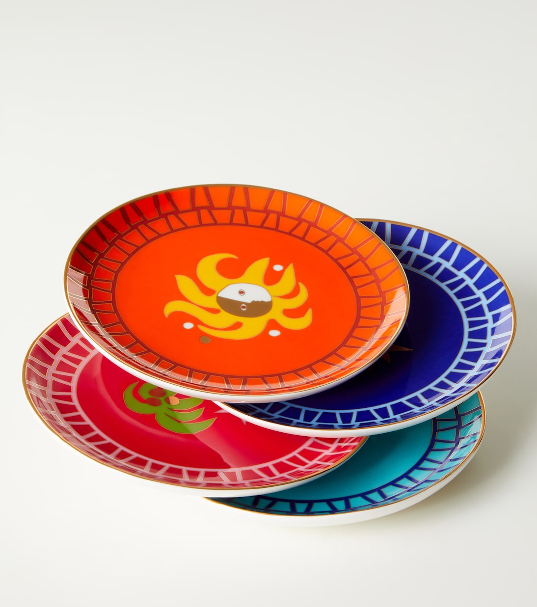 Playa set of 4 porcelain side plates | Jonathan Adler