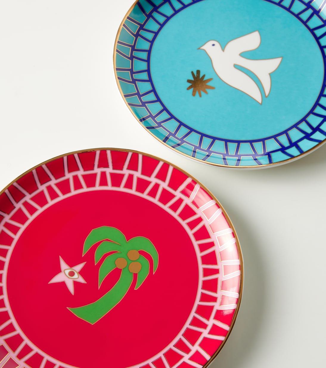 Playa set of 4 porcelain side plates | Jonathan Adler