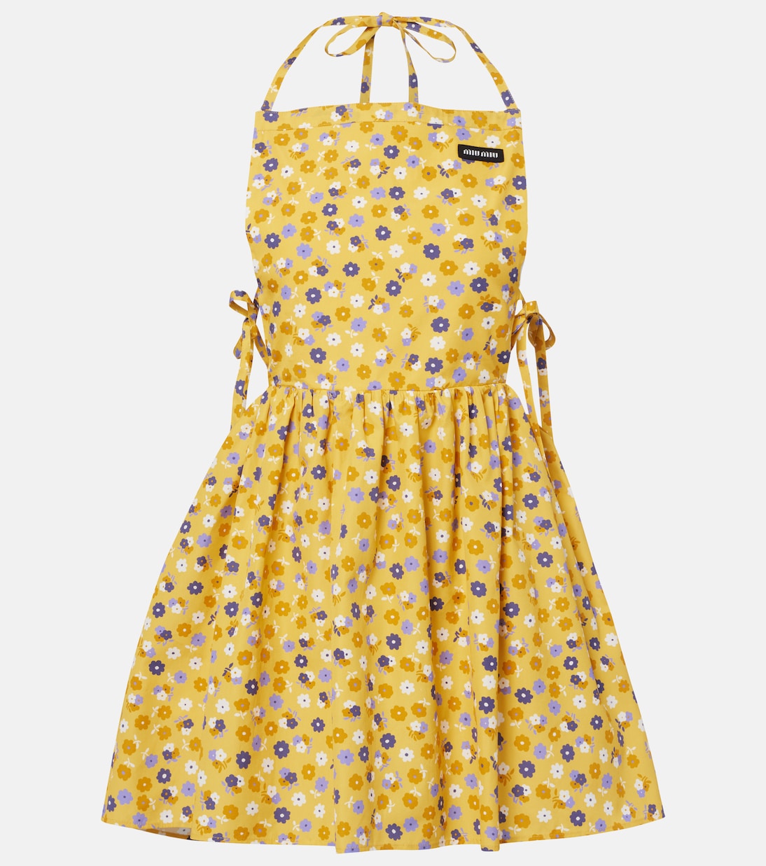 Minikleid aus Baumwollpopeline | Miu Miu