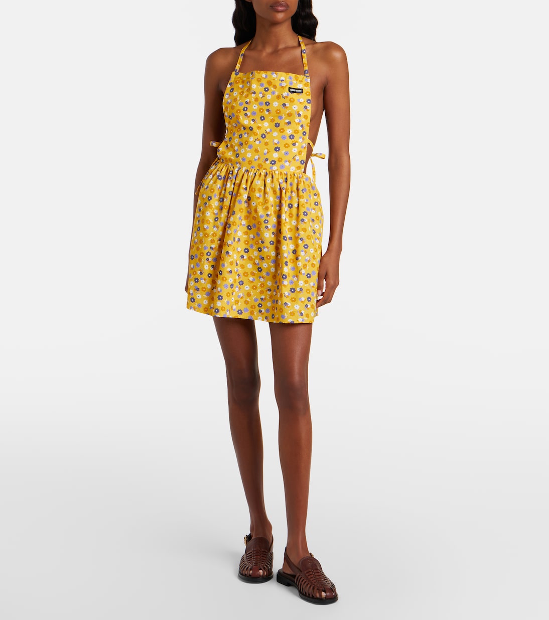 Minikleid aus Baumwollpopeline | Miu Miu