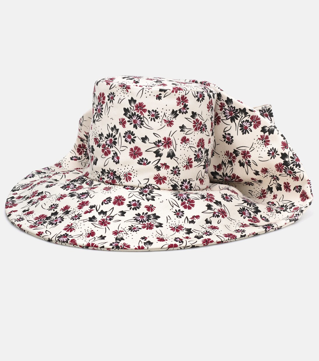 Bedruckter Hut aus Baumwolle | Miu Miu
