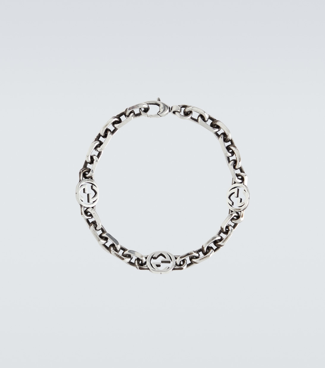 Silver Interlocking G bracelet | Gucci
