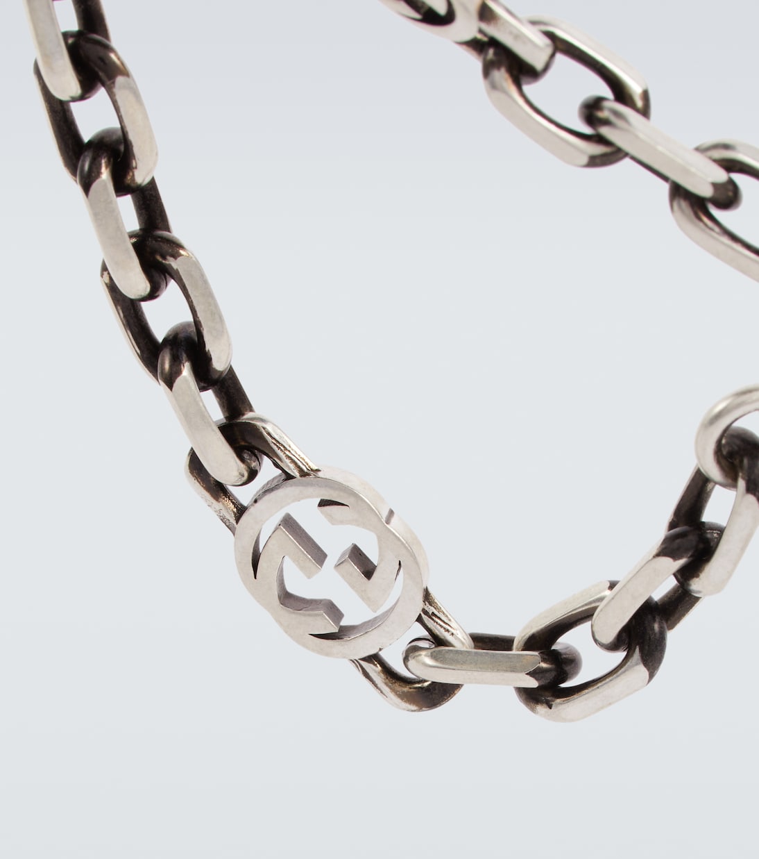 Silver Interlocking G bracelet | Gucci