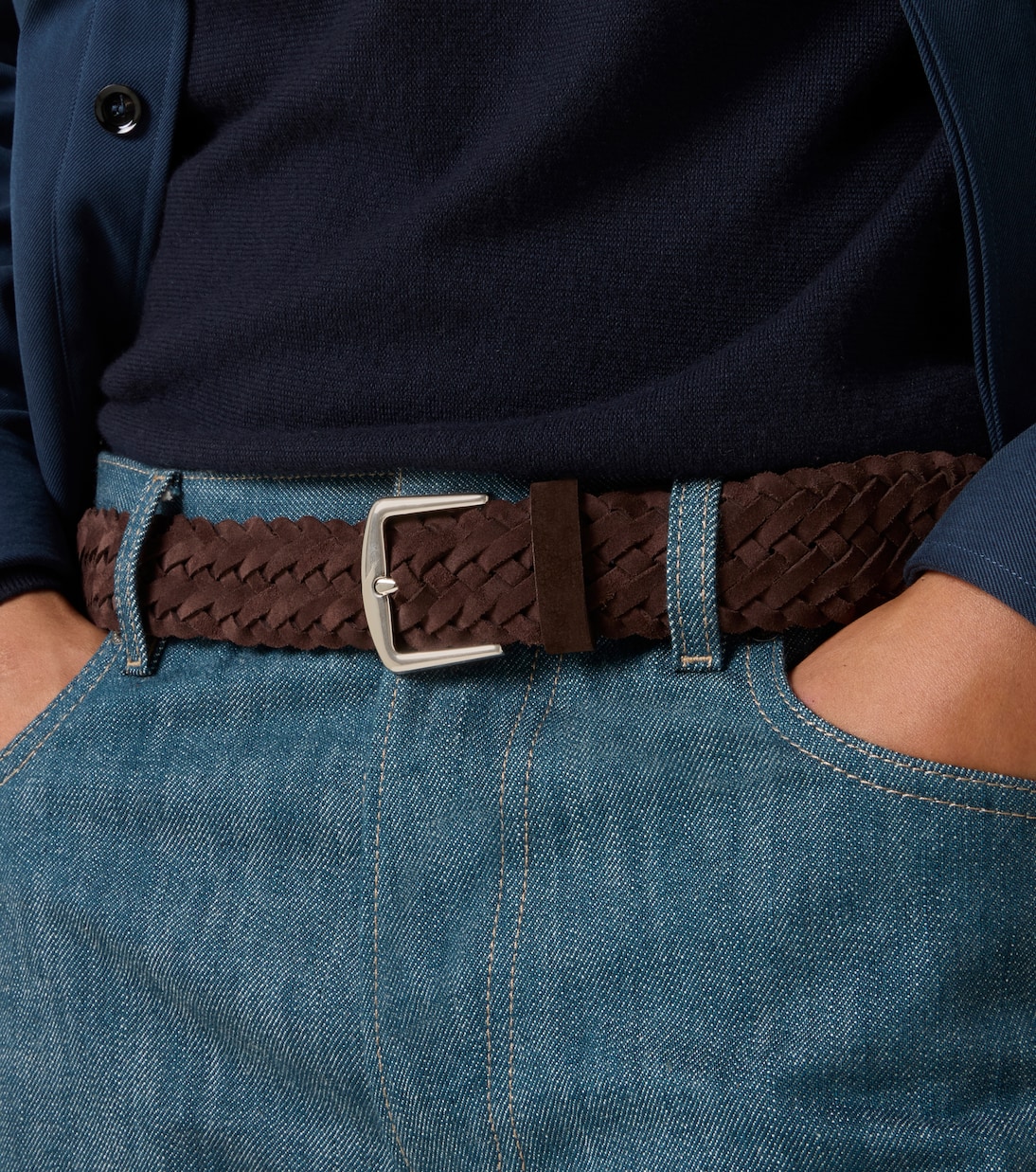 Gürtel Alsavel aus Veloursleder | Loro Piana