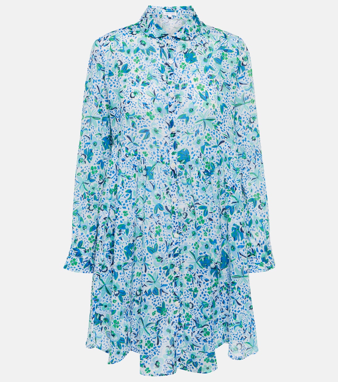 Robe en coton à fleurs | Poupette St Barth