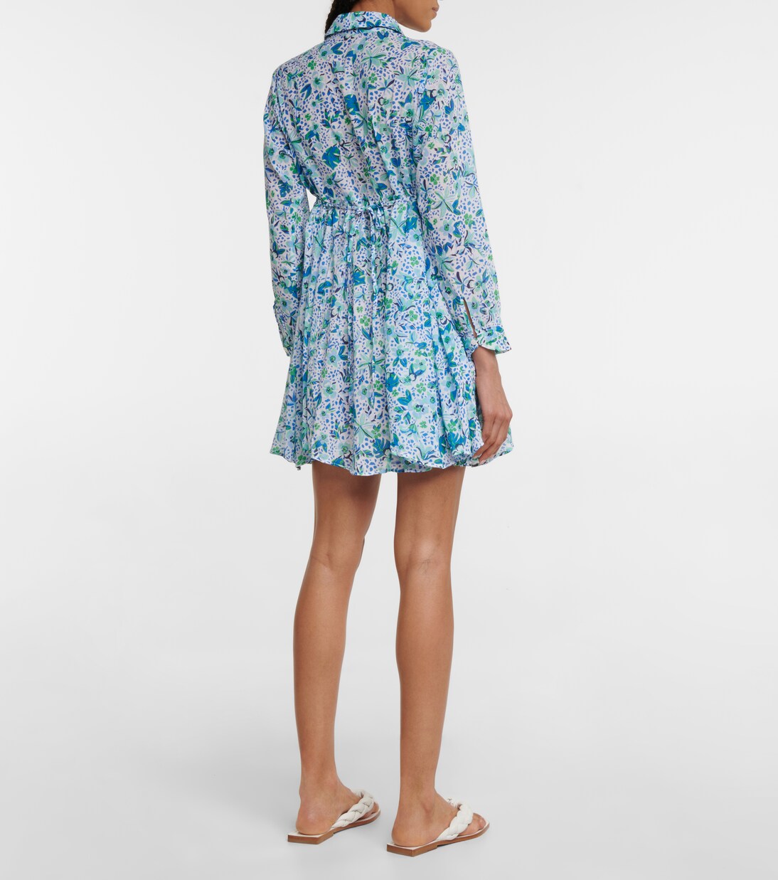 Robe en coton à fleurs | Poupette St Barth