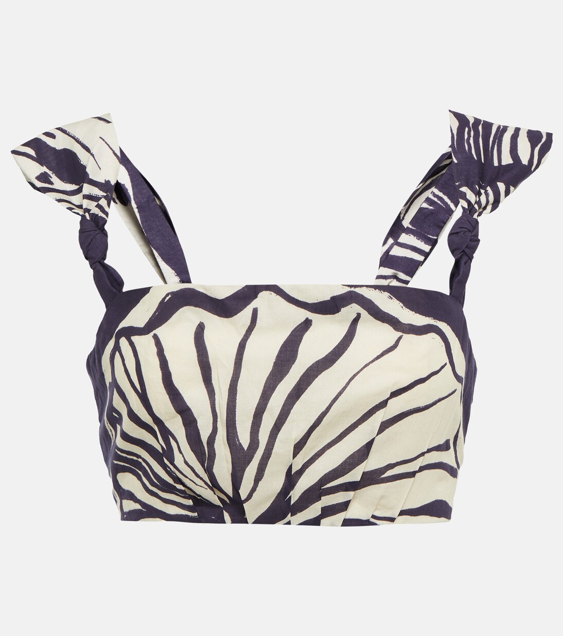 Cropped-Top Into Nature aus Baumwolle | Johanna Ortiz