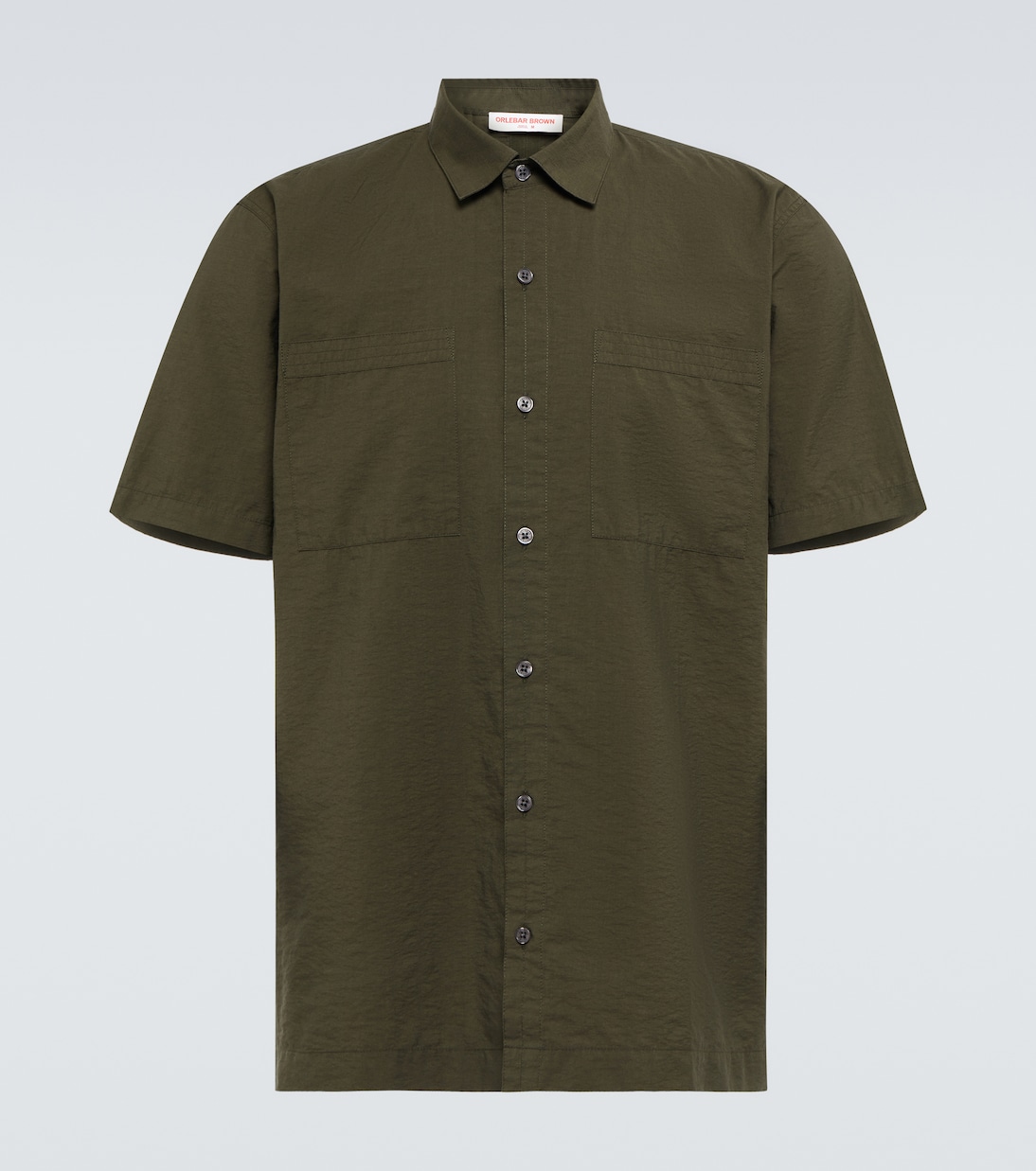 Riggs poplin bowling shirt | Orlebar Brown