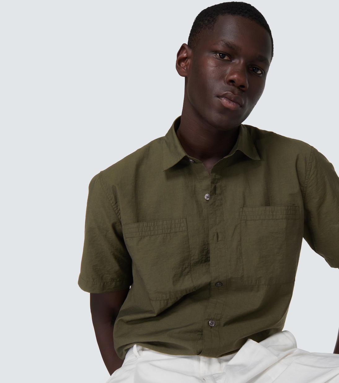 Riggs poplin bowling shirt | Orlebar Brown