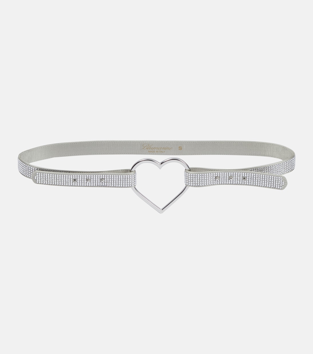 Heart crystal-embellished belt | Blumarine