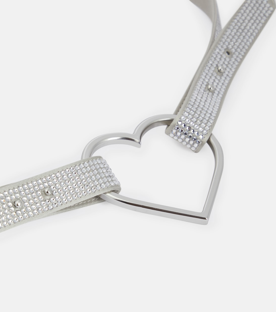 Heart crystal-embellished belt | Blumarine