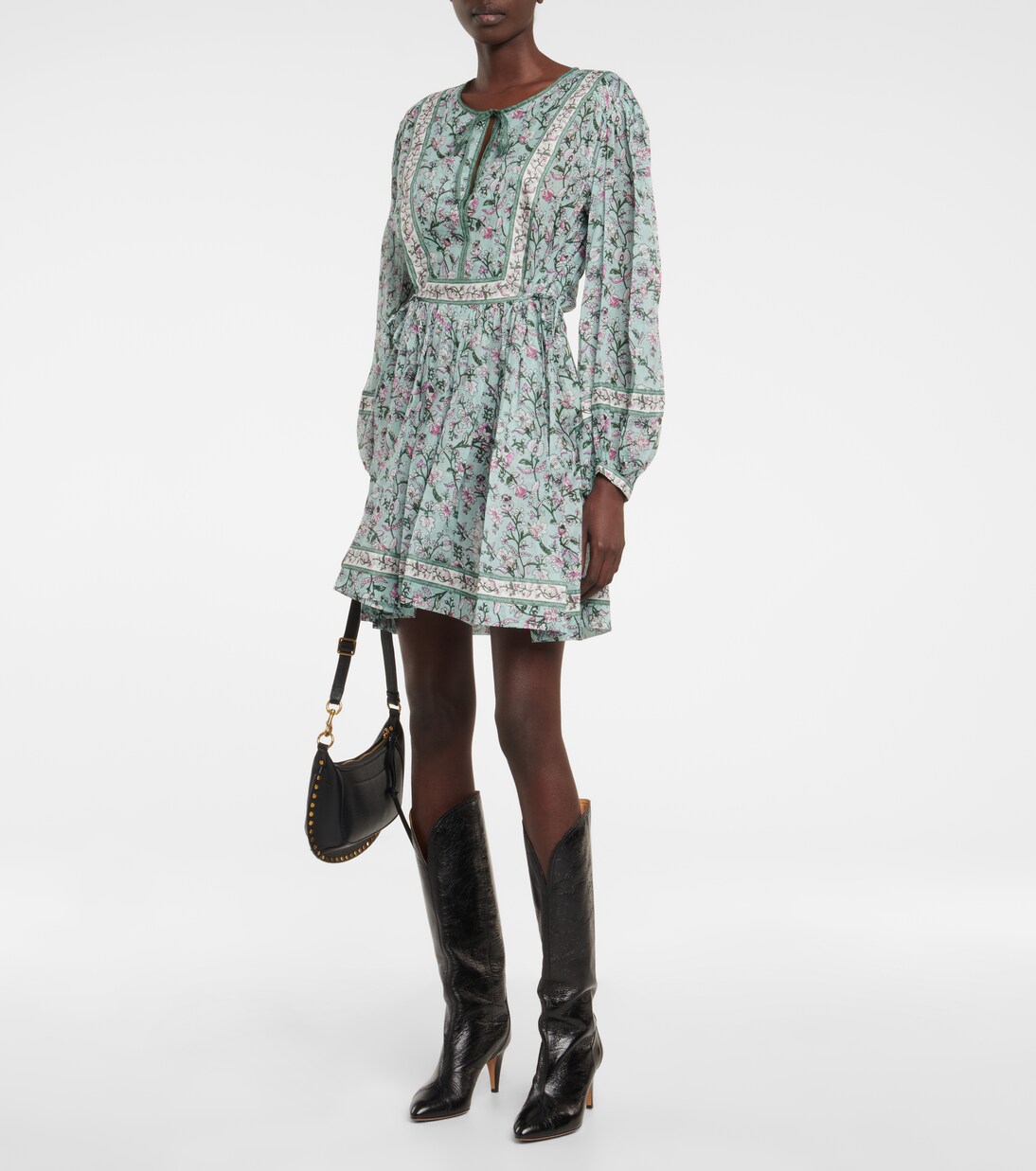 Robe en coton à fleurs | Marant Etoile