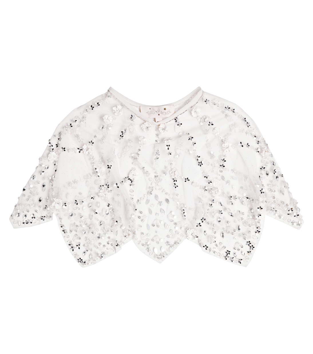 Zeppelin sequin-embellished cape | Tutu Du Monde
