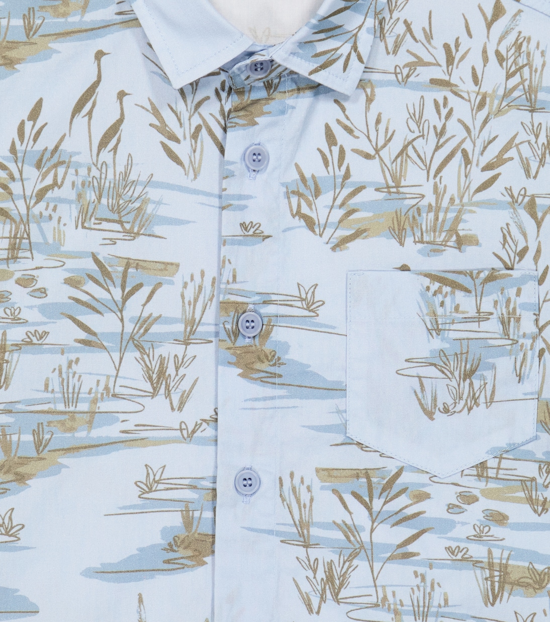 Chemise imprimée en coton | Il Gufo