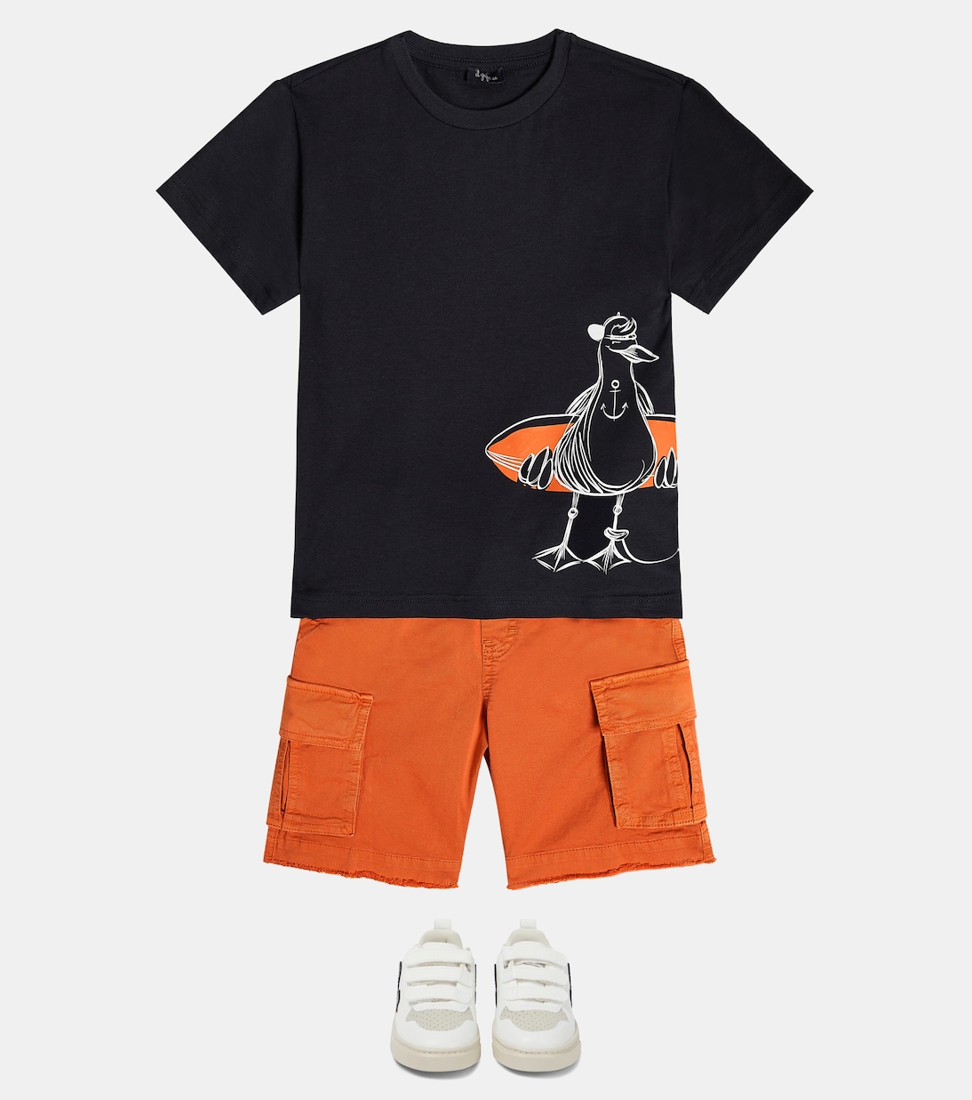 Short cargo en coton | Il Gufo