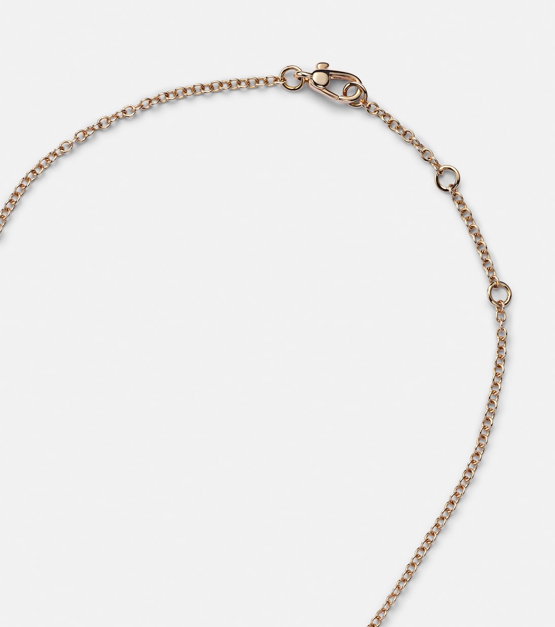 Nudo 18kt gold necklace with rose quartz | Pomellato