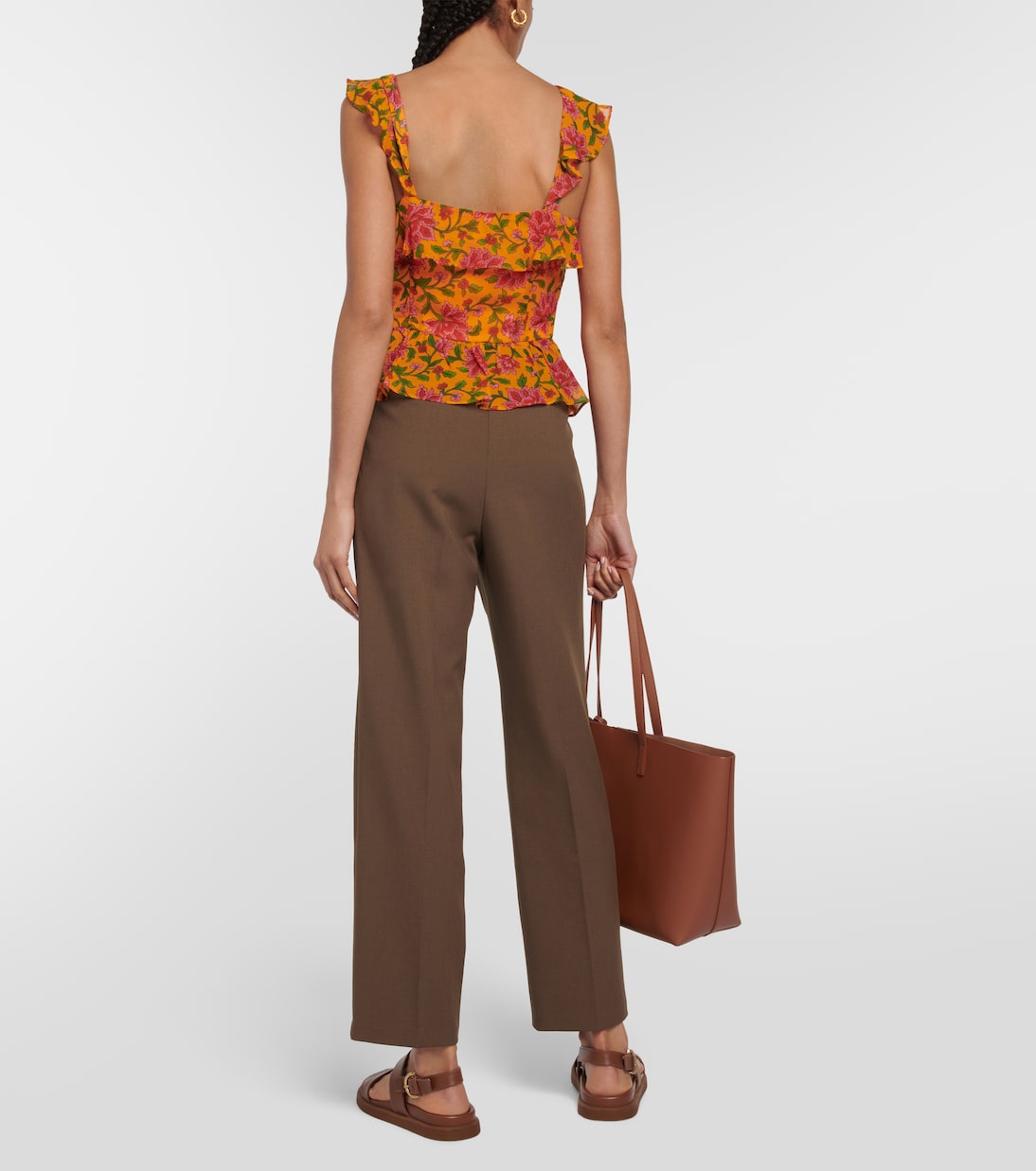 Bedrucktes Top aus Seide | Veronica Beard