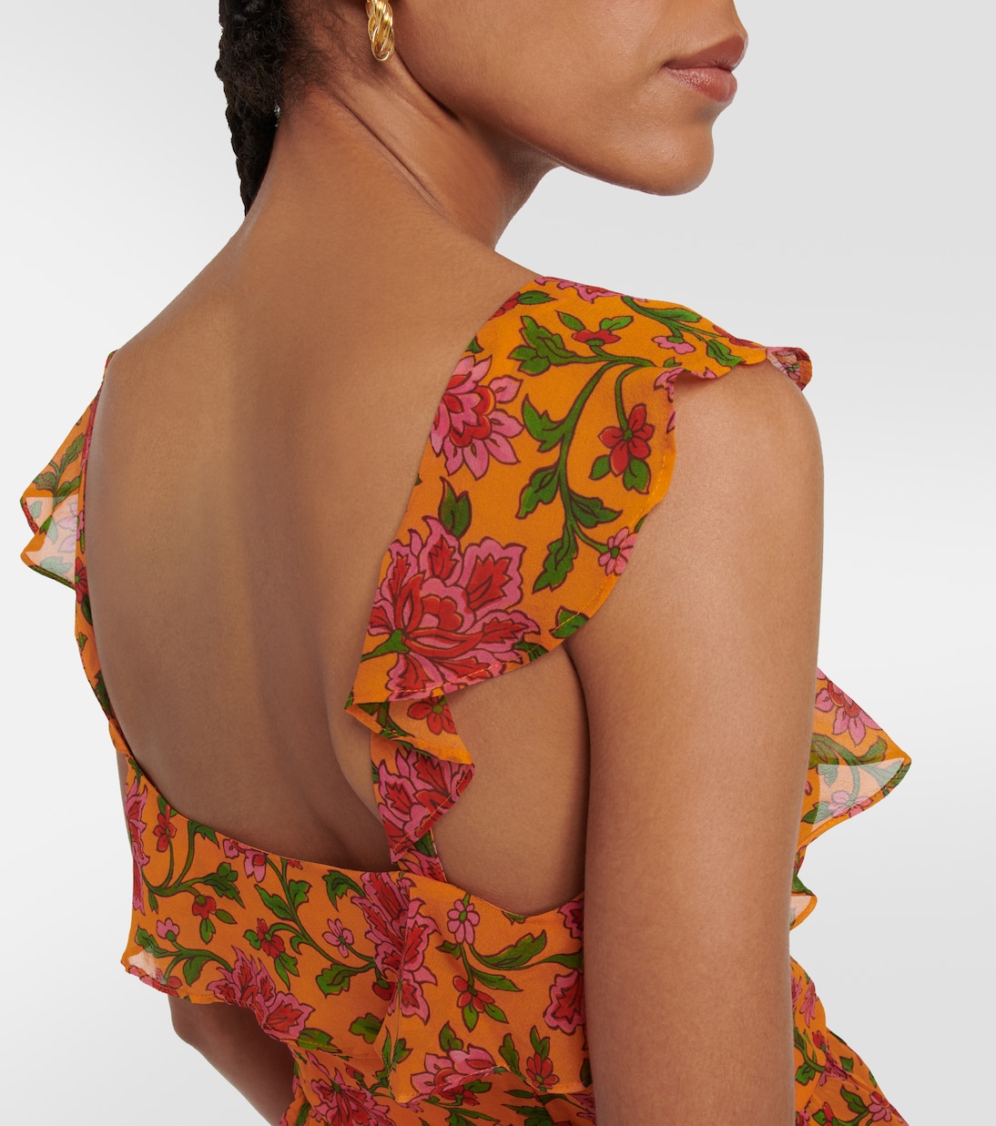 Bedrucktes Top aus Seide | Veronica Beard