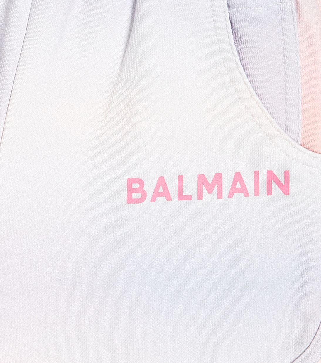 Printed cotton shorts | Balmain Kids