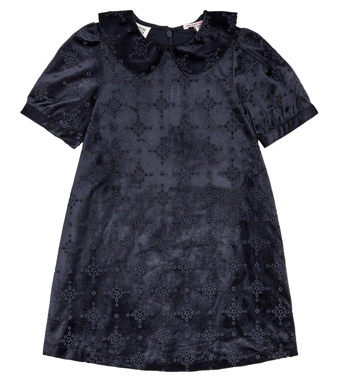 Broderie anglaise velvet dress | Scotch & Soda Kids