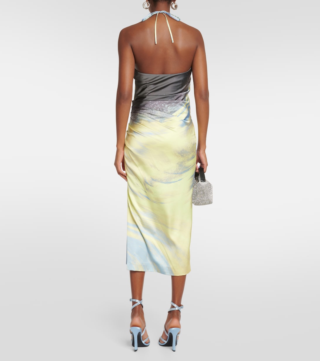 Robe midi Hansel imprimée | Simkhai