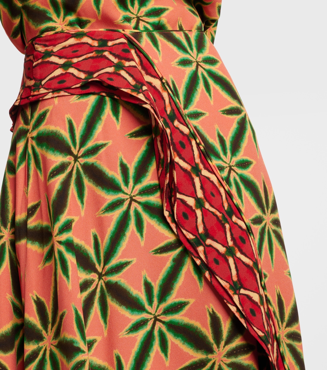 Violette ruffled crepe midi skirt | Ulla Johnson