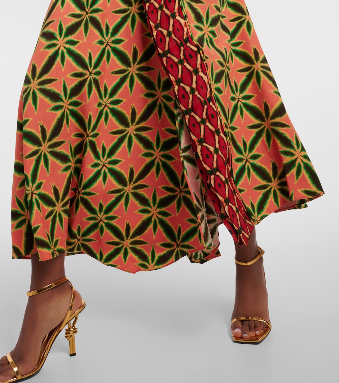 Violette ruffled crepe midi skirt | Ulla Johnson