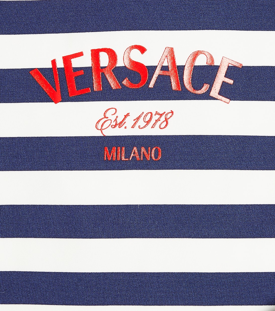 Baby logo striped swimsuit | Versace Kids