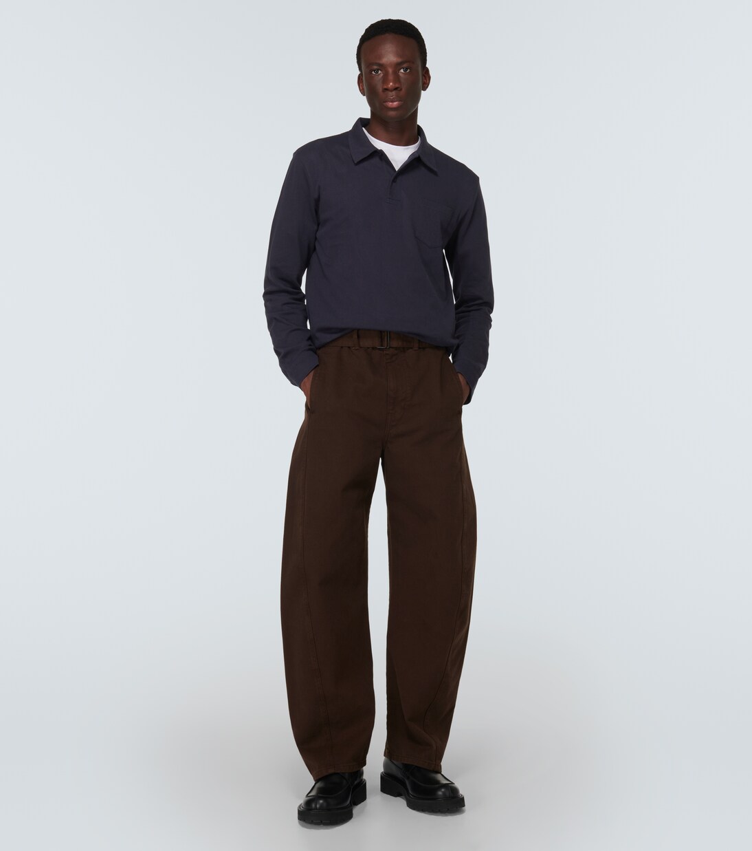 Riviera cotton polo shirt | Sunspel