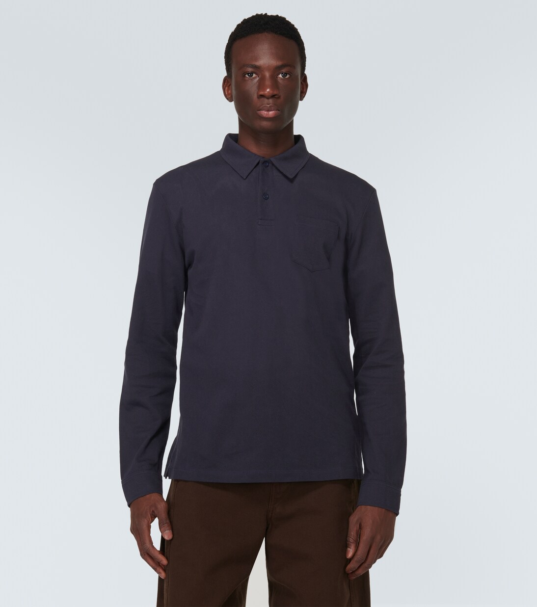 Riviera cotton polo shirt | Sunspel