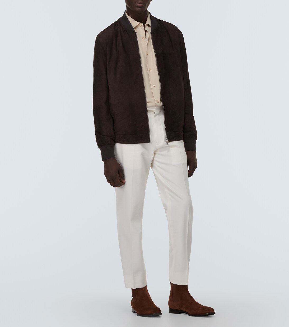 Chelsea Boots Delsa aus Veloursleder | Manolo Blahnik