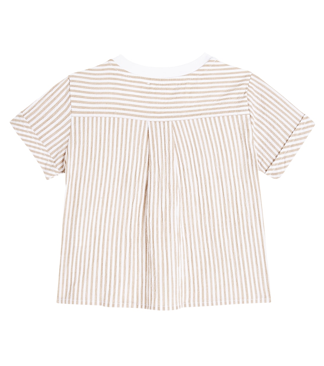 Baby bear-appliqué cotton T-shirt | Monnalisa