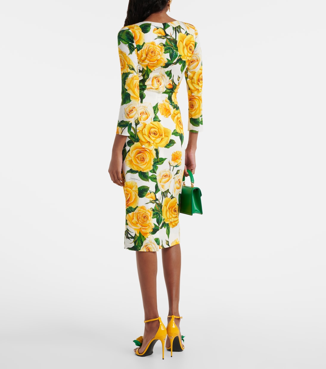 Midikleid aus einem Seidengemisch | Dolce&Gabbana