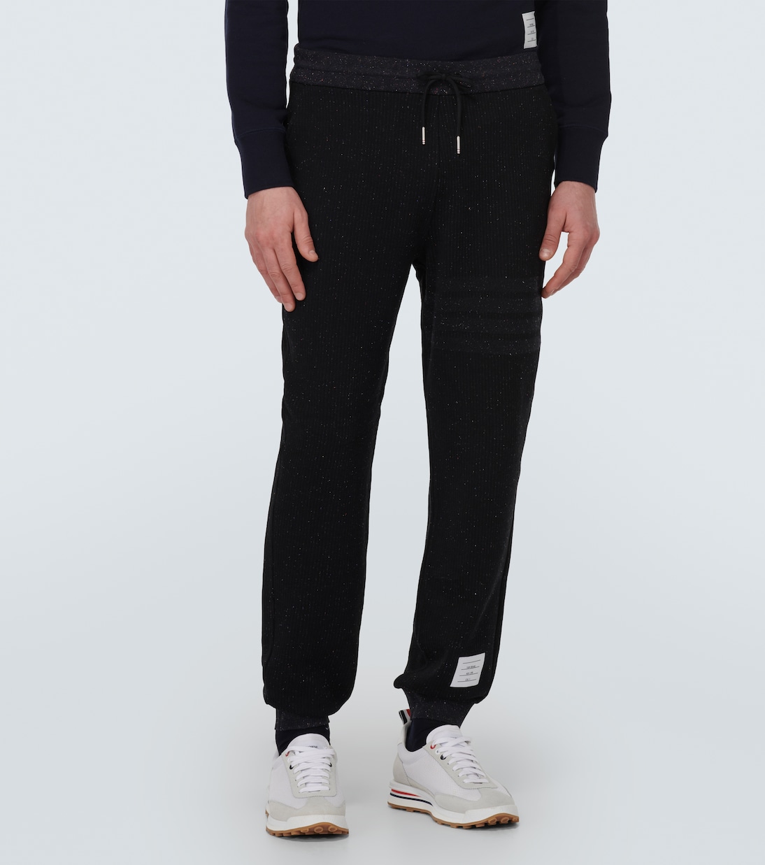 4-Bar cotton and silk sweatpants | Thom Browne