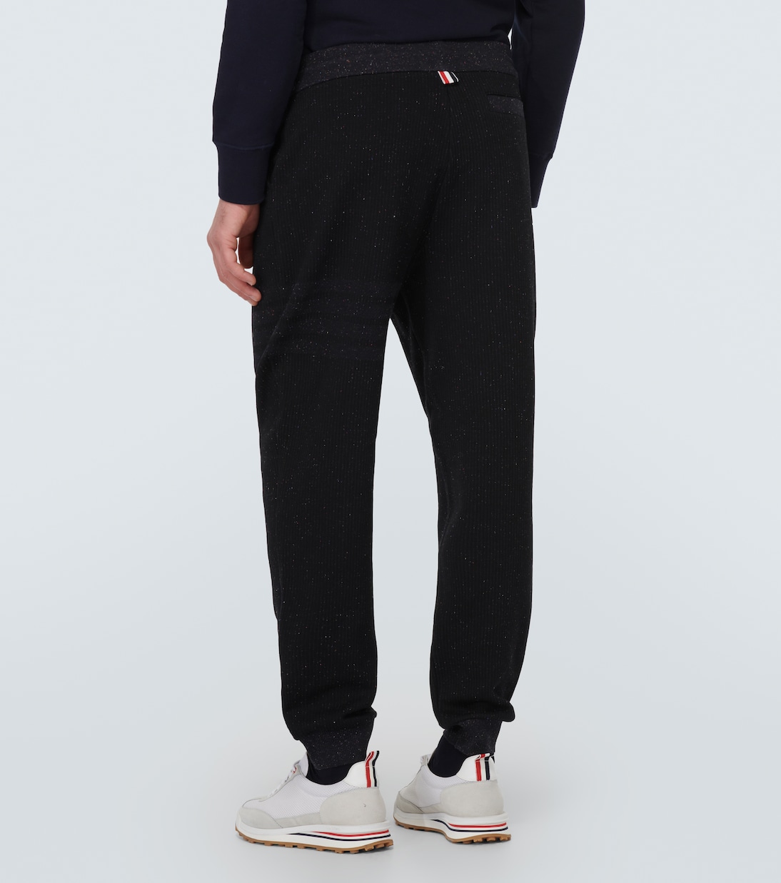 4-Bar cotton and silk sweatpants | Thom Browne
